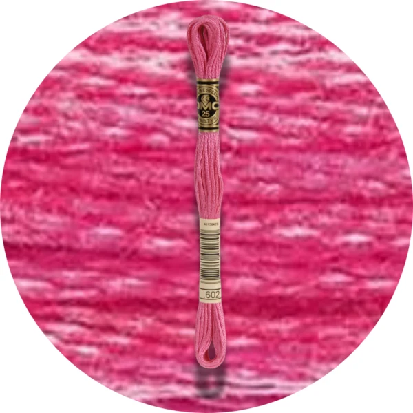 DMC Mouliné Spécial 25 Broderigarn, Ensfarvet, Røde/Gule/Orange nuancer